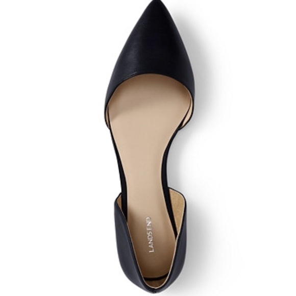 Lands' End Shoes - Lands End D’Orsay Pointed Flats